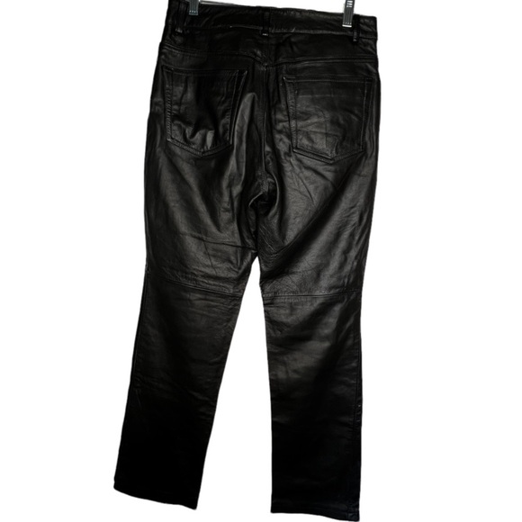 Vintage PS-3983 Periscope Black Leather Pants - Picture 6 of 6